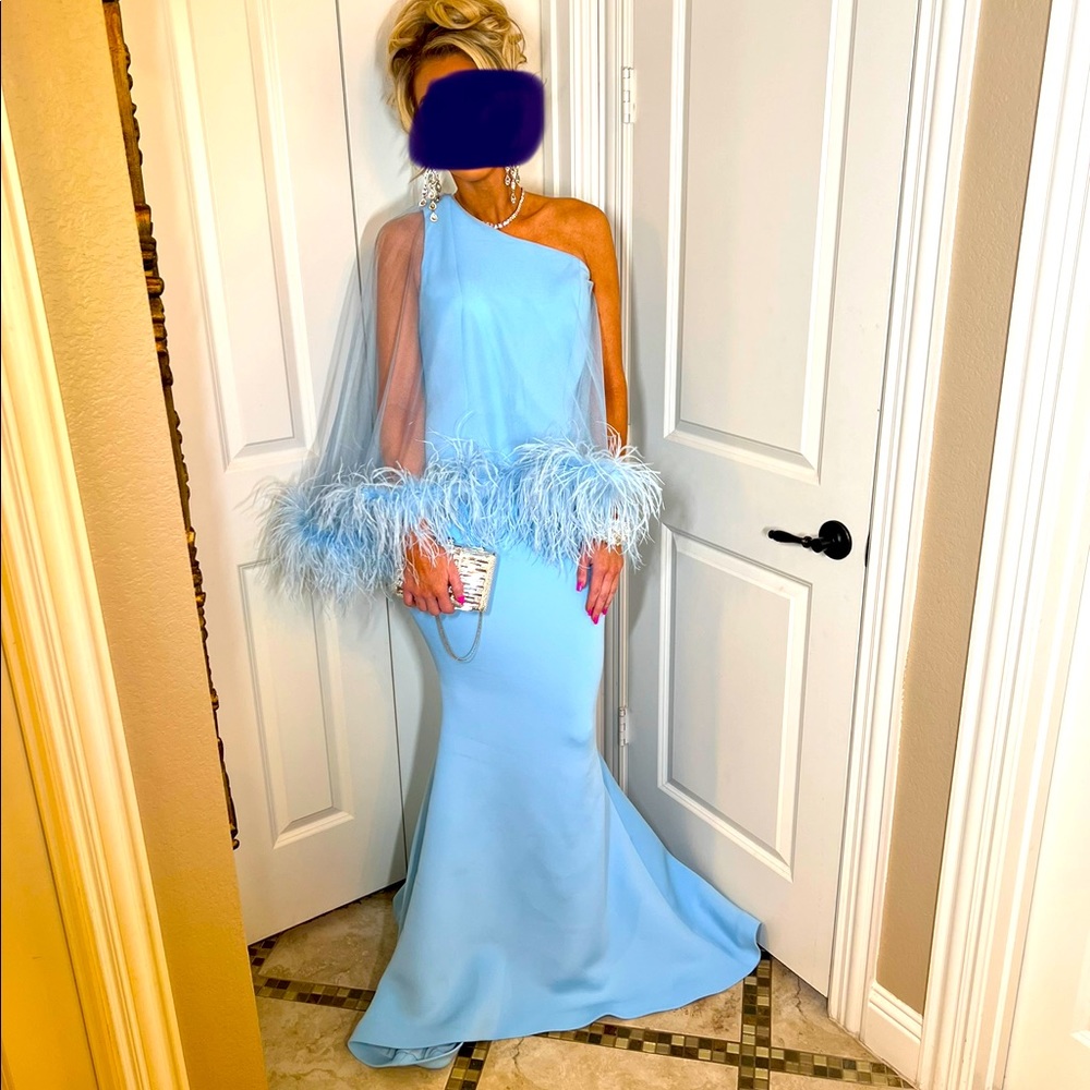 Baby blue jovani dress